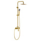 Set doccia monocomando Imex Art oro spazzolato eleganza e qualita premium
