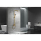 Set doccia monocomando Imex Art oro spazzolato eleganza e qualita premium