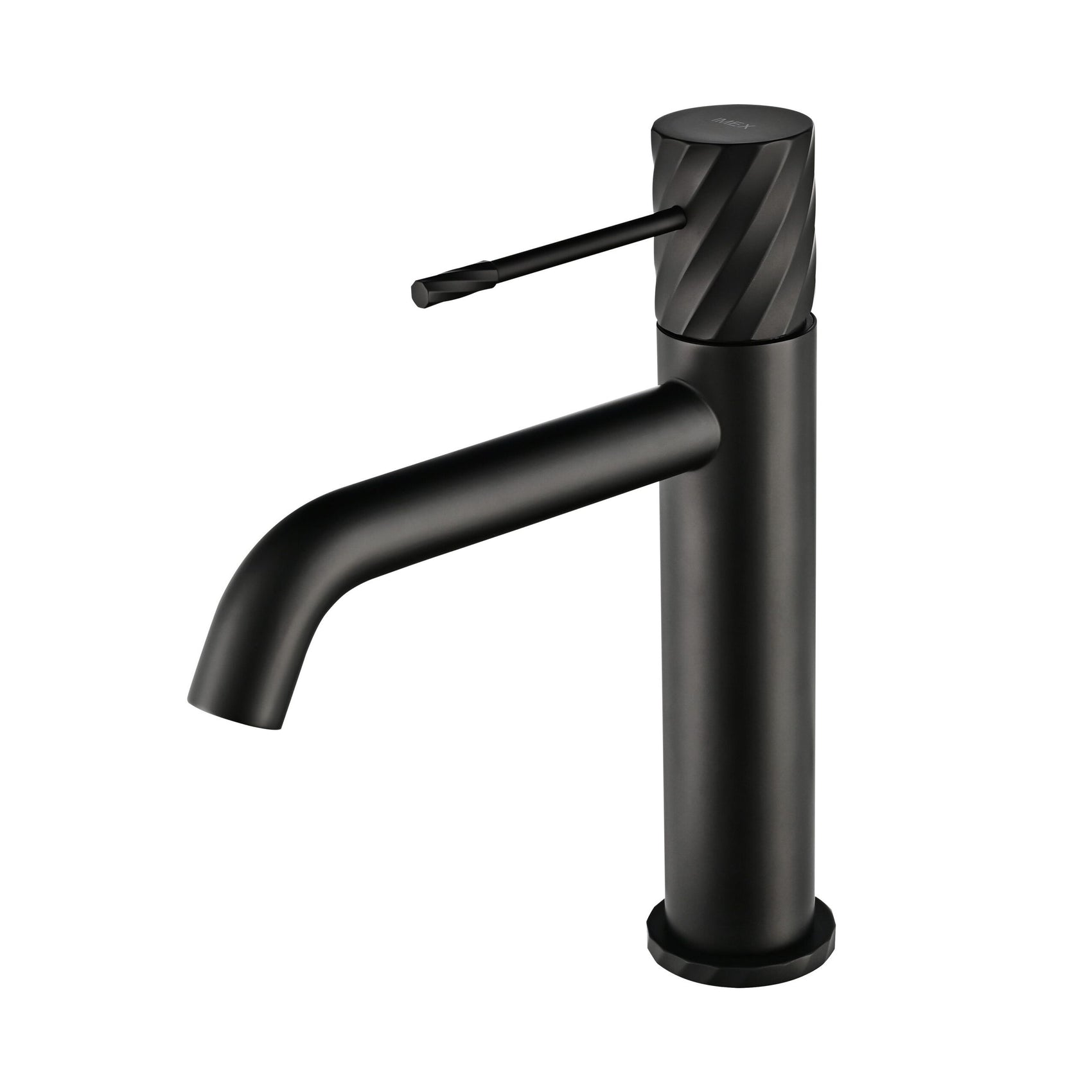 Imex Bdb063 1ng miscelatore lavabo nero opaco elegante e durevole