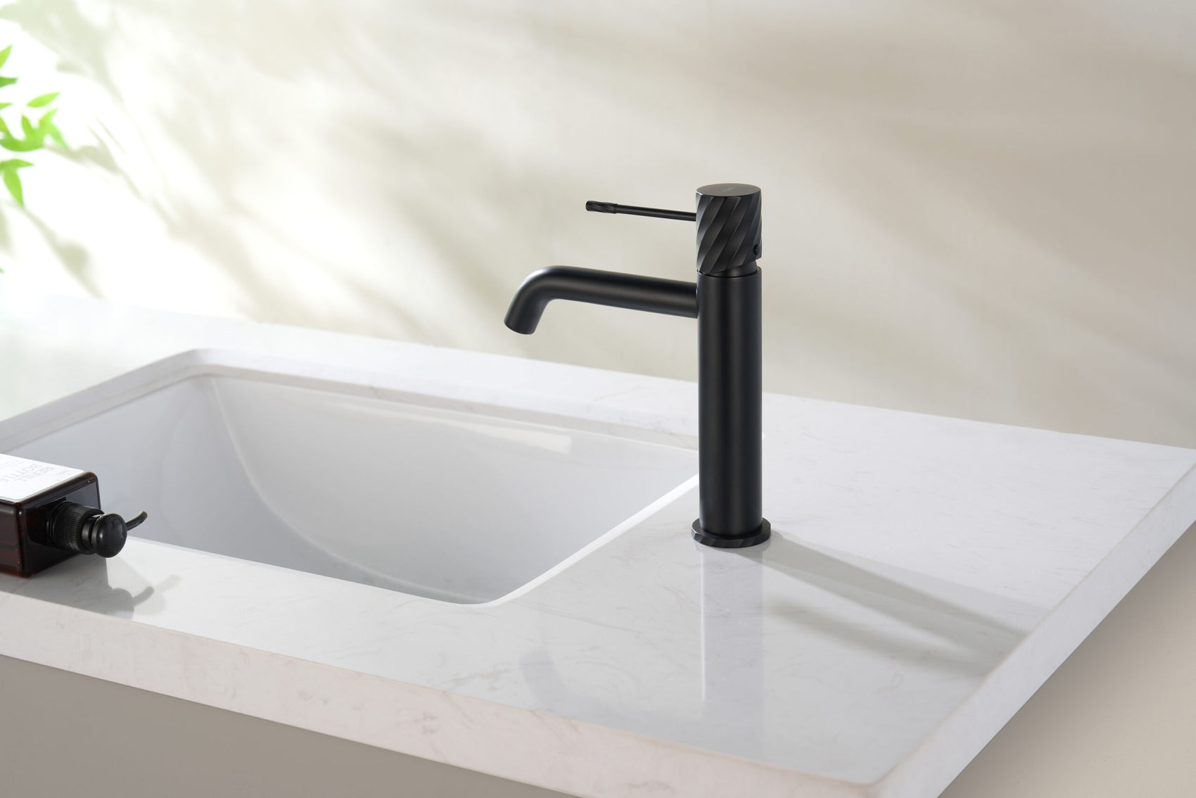 Imex Bdb063 1ng miscelatore lavabo nero opaco elegante e durevole