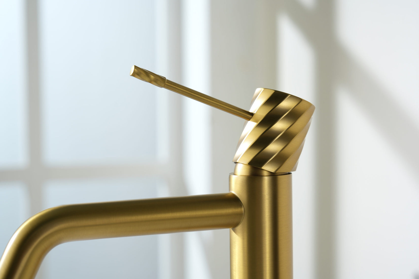 Imex Bdb063 1oc grifo mezclador de oro cepillado elegante y resistente