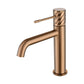 MISCELATORE MONOCOMANDO PER LAVABO ORO R