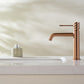 MISCELATORE MONOCOMANDO PER LAVABO ORO R