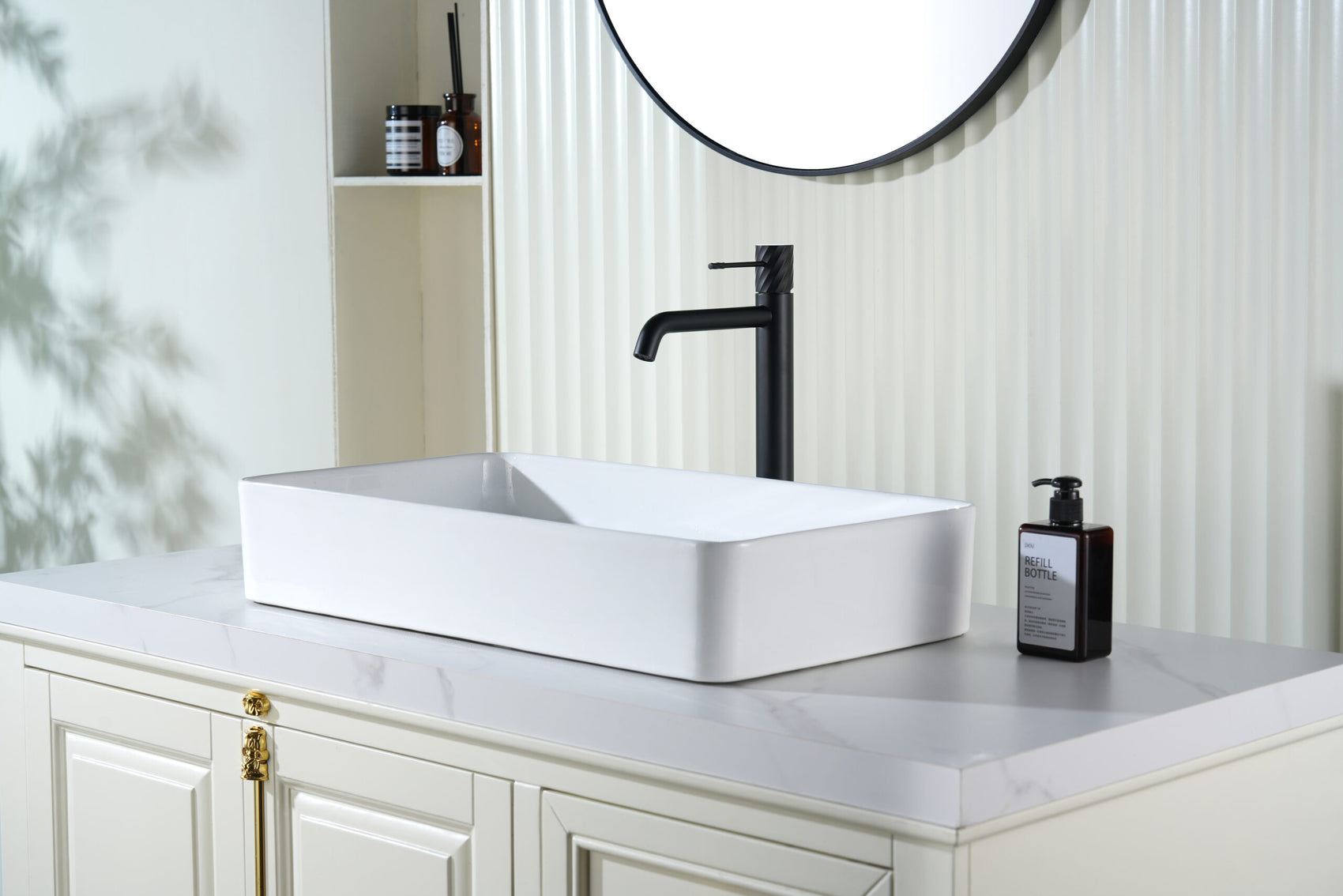 Imex Bdb063 3ng Miscelatore Lavabo Nero Opaco Elegante e Durevole