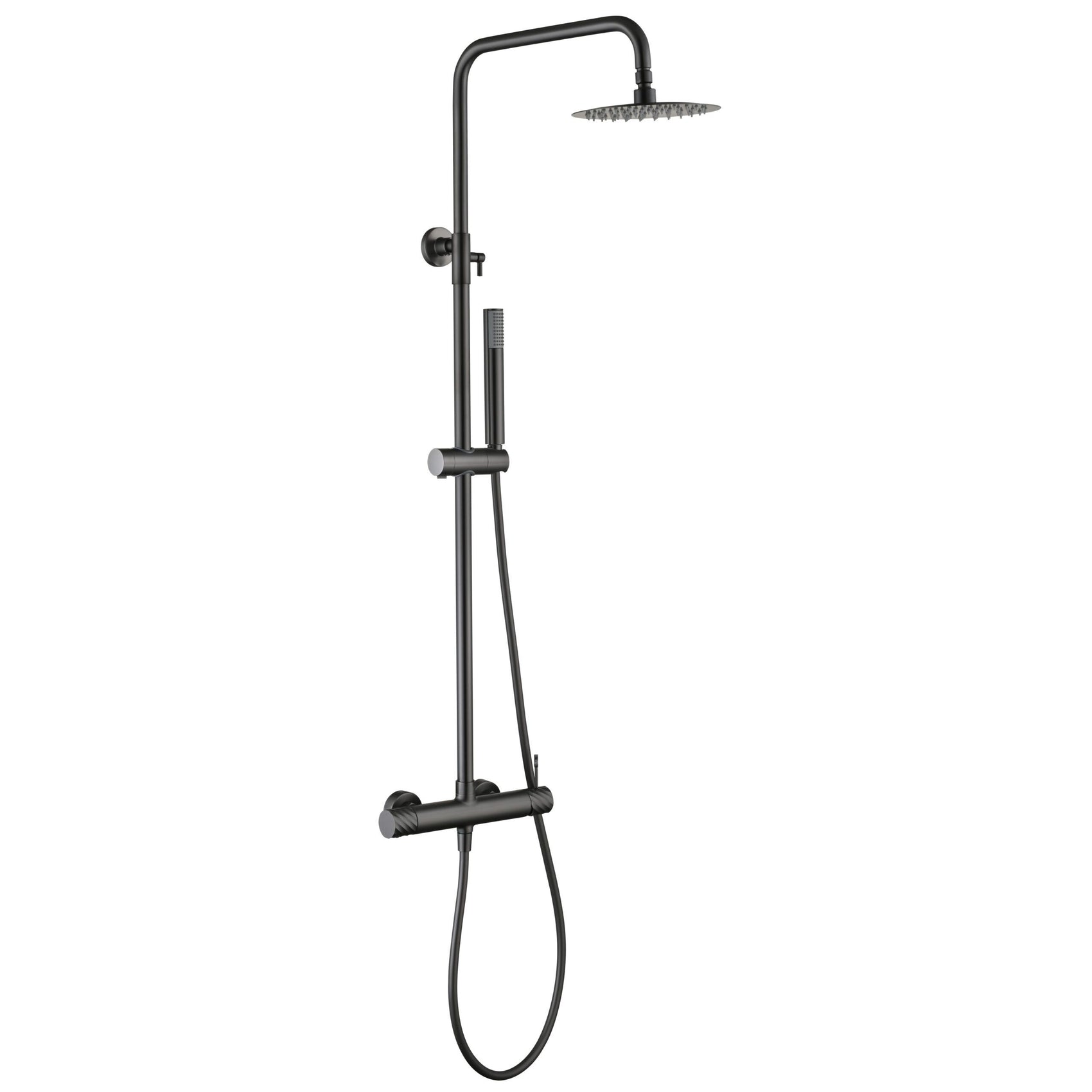 Set doccia monocomando imex in ottone pvd elegante e resistente
