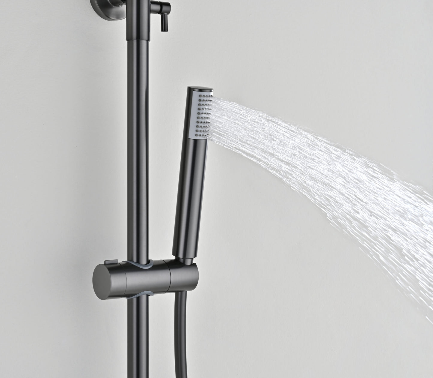 Set de ducha monomando Imex de latón PVD, elegante y resistente