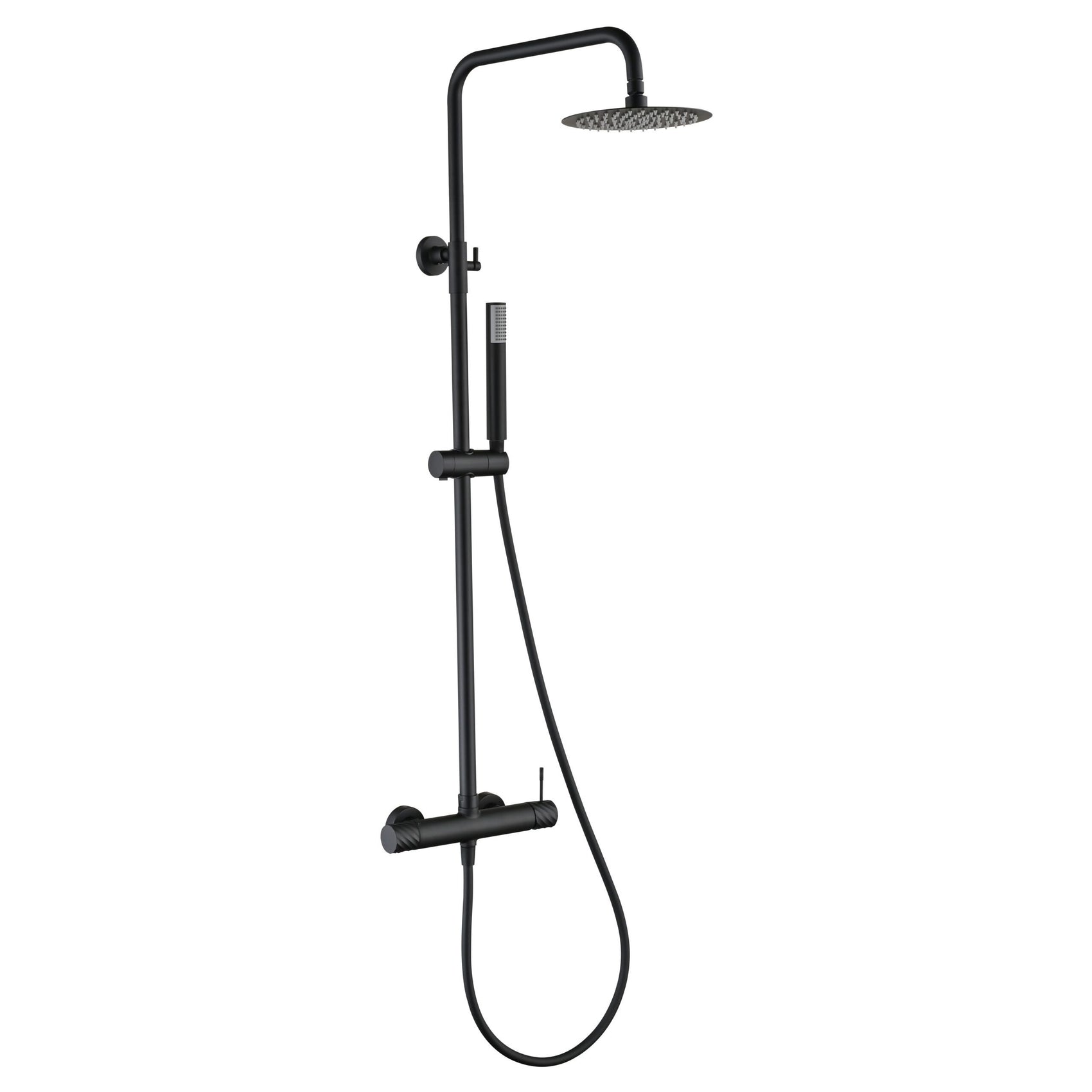 Imex set doccia monocomando nero opaco elegante e durevole