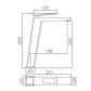 miscelatore lavabo alto nero opaco imex suecia design e qual