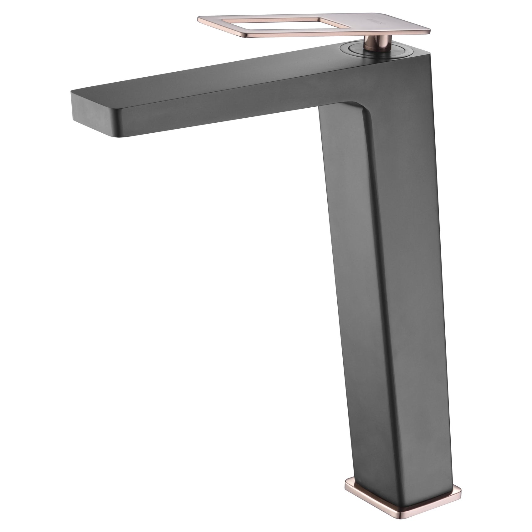 miscelatore lavabo alto suecia nero oro rosa eleganza e qualita premium