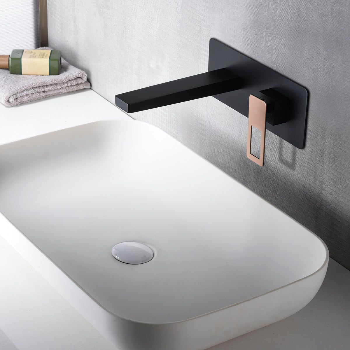 miscelatore incasso suecia nero e oro rosa qualita e design unico acquista ora