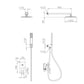 doccia incasso imex suecia nera opaca design elegante qualit