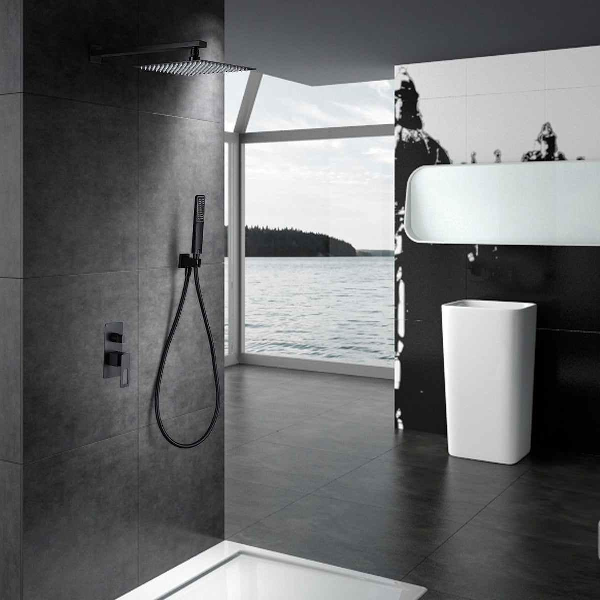 doccia incasso imex suecia nera opaca design elegante qualita duratura compra ora