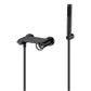 Set doccia monocomando Olimpo nero opaco