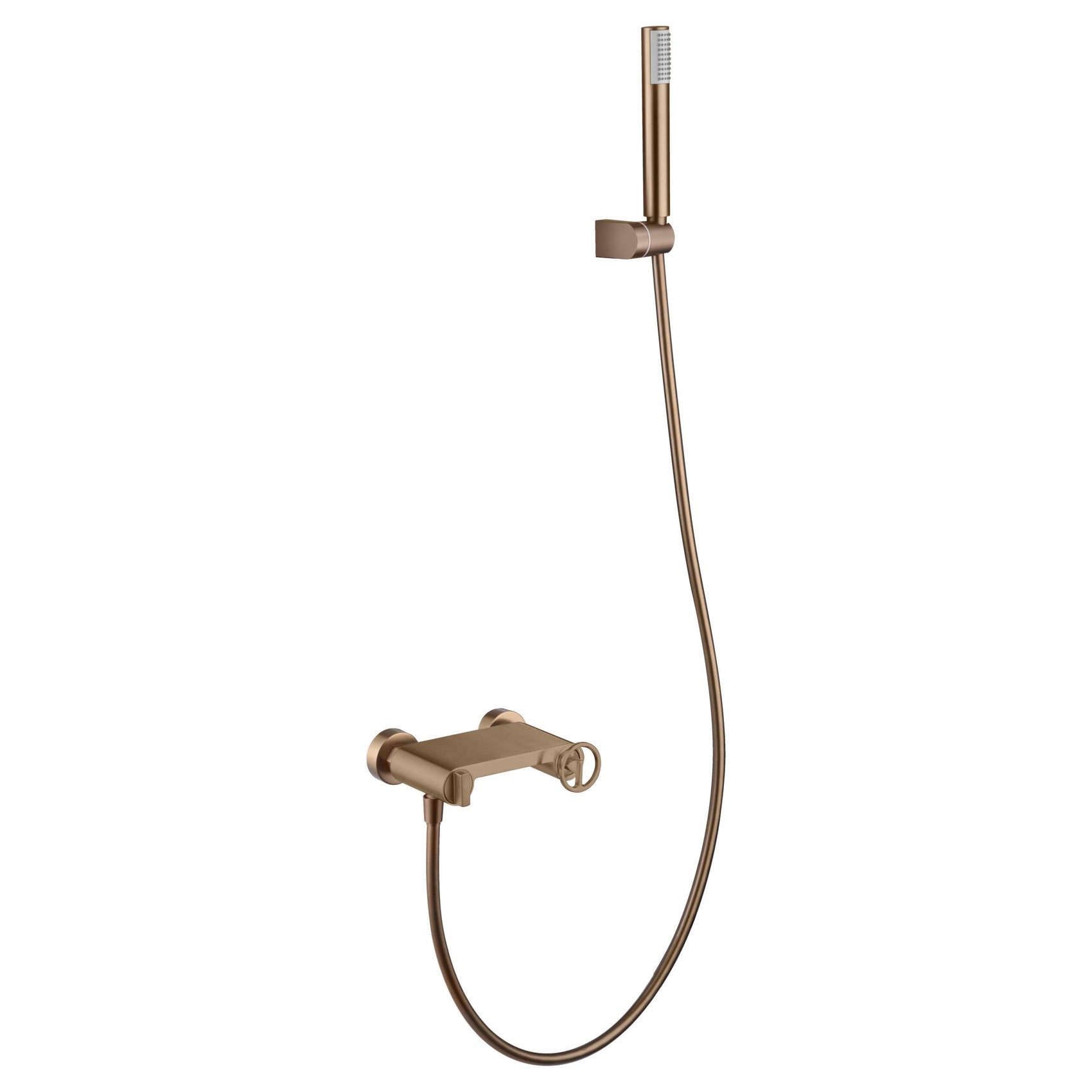 Set doccia monocomando spazzolato oro ro