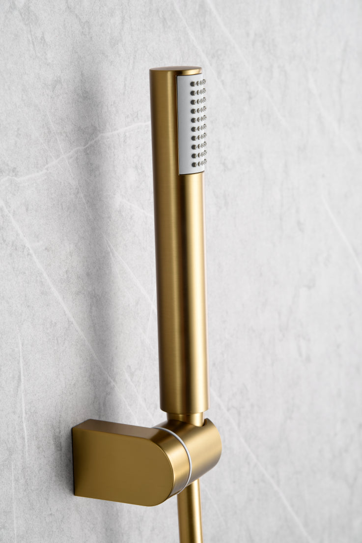 Set doccia monocomando spazzolato oro ro