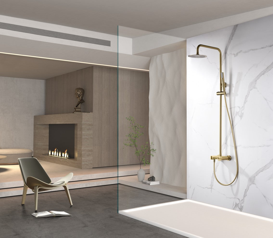 set doccia monocomando olimpo oro spazzolato eleganza e qualita durevole acquista ora