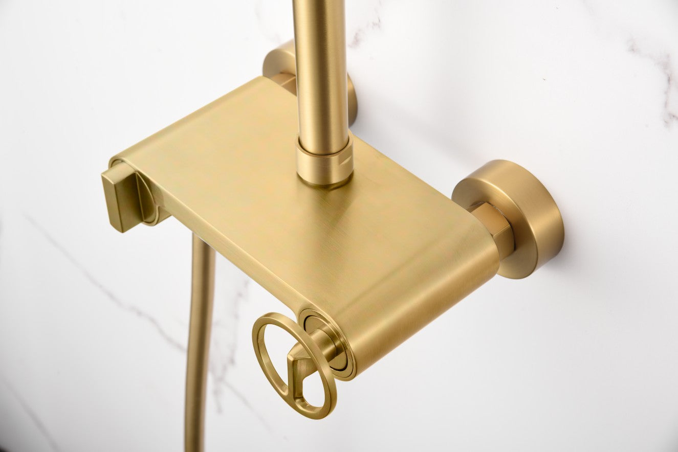 set doccia monocomando olimpo oro spazzolato eleganza e qualita durevole acquista ora