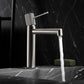 Miscelatore lavabo Line nikel spazzolato