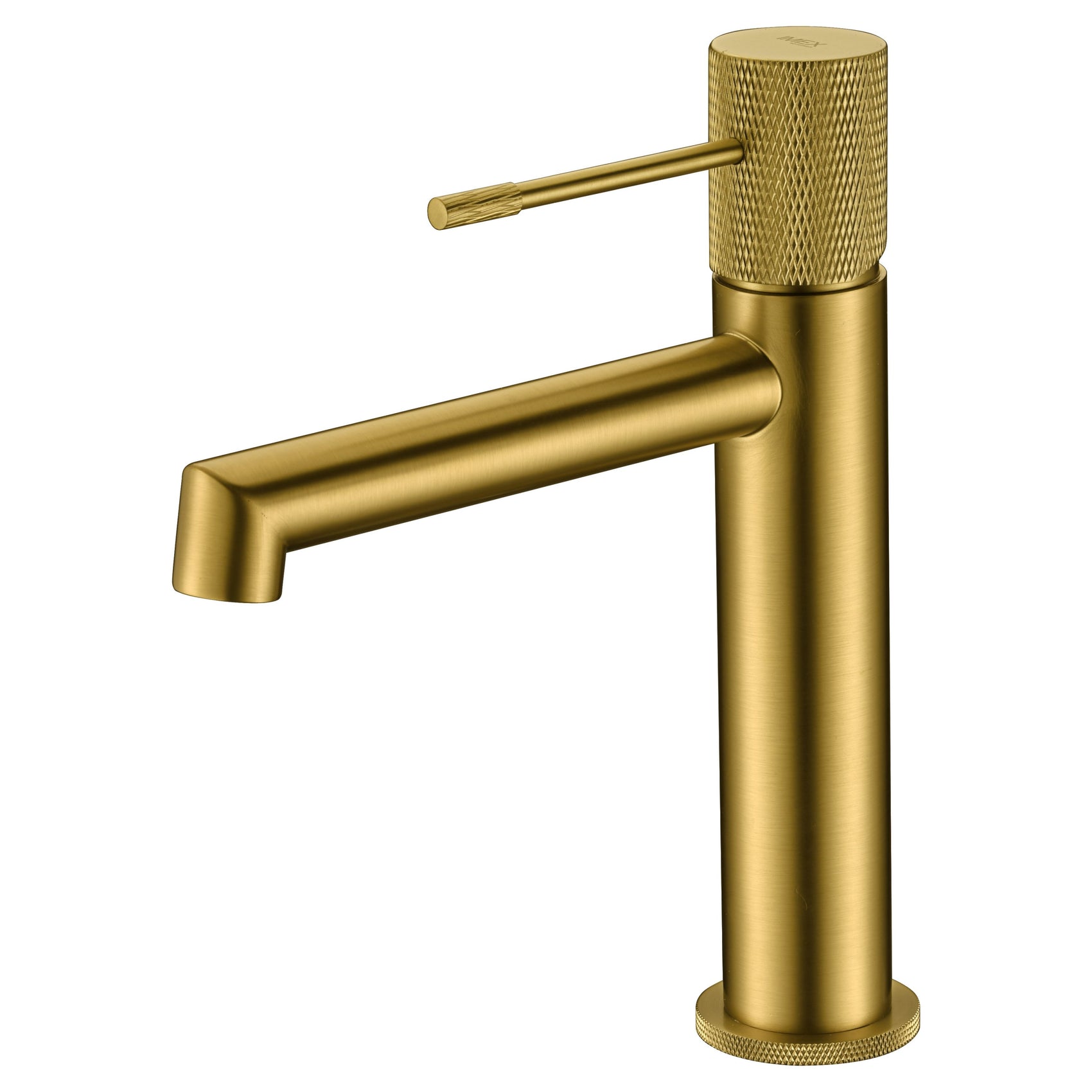 Miscelatore lavabo Line oro spazzolato