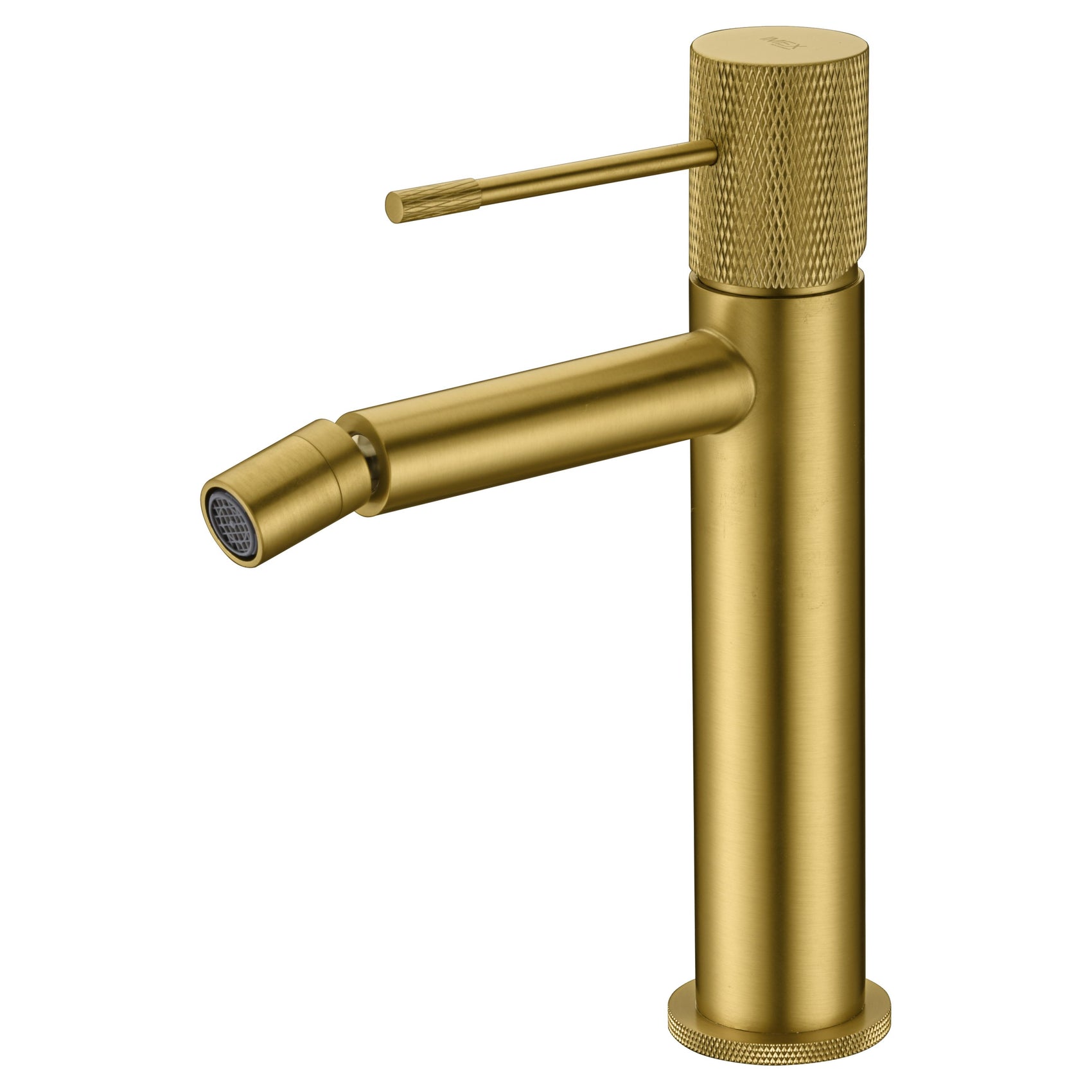 Miscelatore bidet Line oro spazzolato