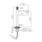 miscelatore lavabo alto black gun metal qualita e design uni