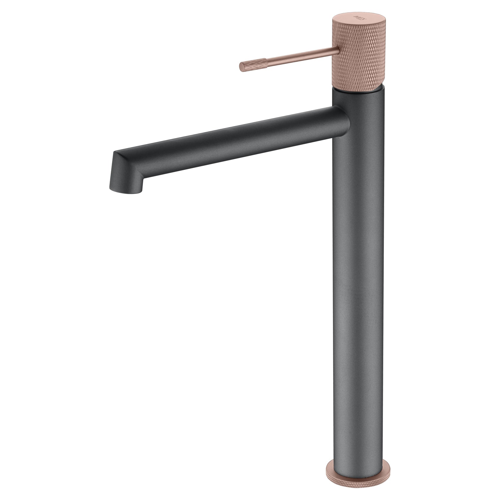 Miscelatore lavabo alto Line grigio opac