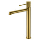 Miscelatore lavabo alto Line oro spazzol