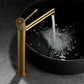 Miscelatore lavabo alto Line oro spazzol
