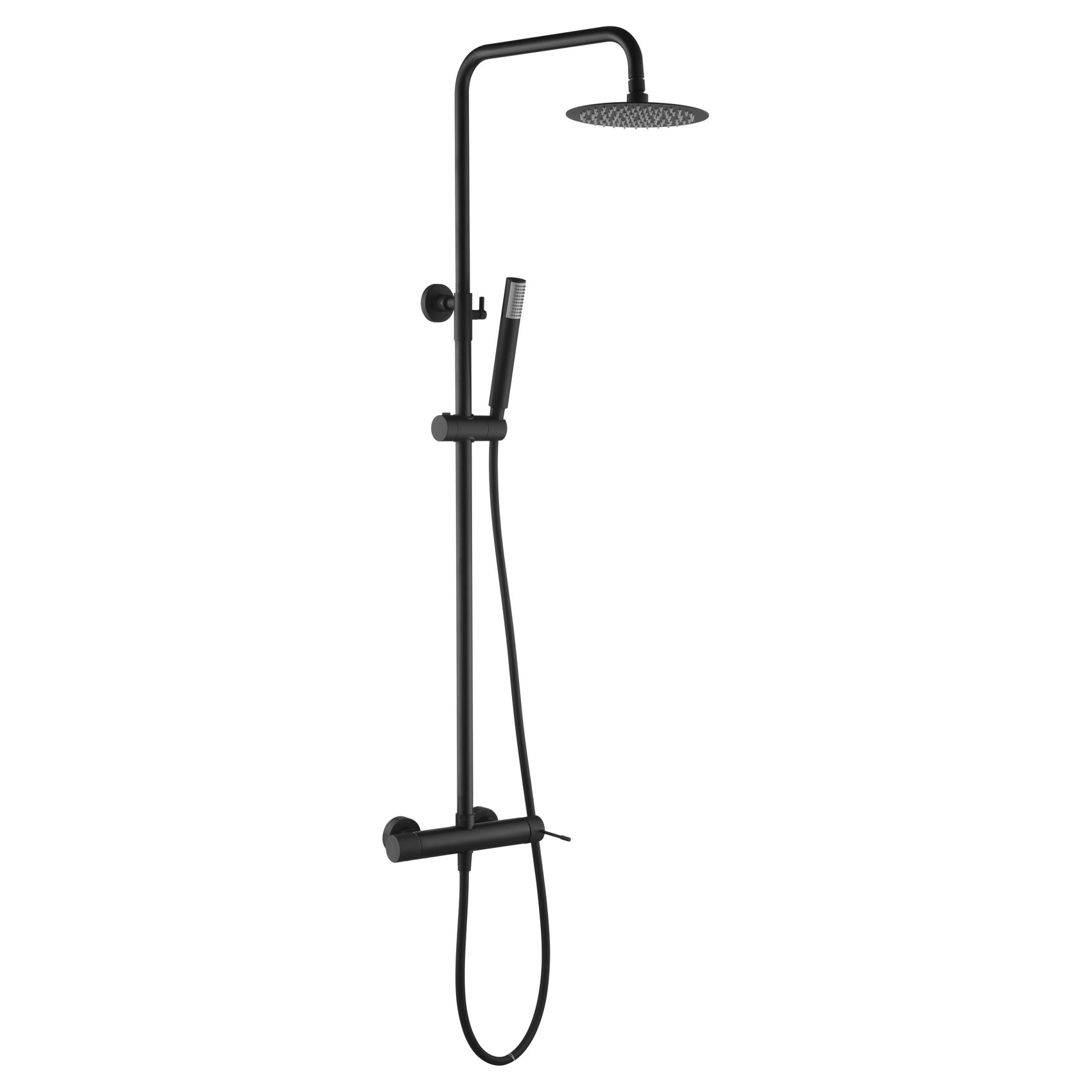 Colonna doccia miscelatore Line nero opa