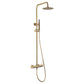 Colonna doccia miscelatore Line oro spaz