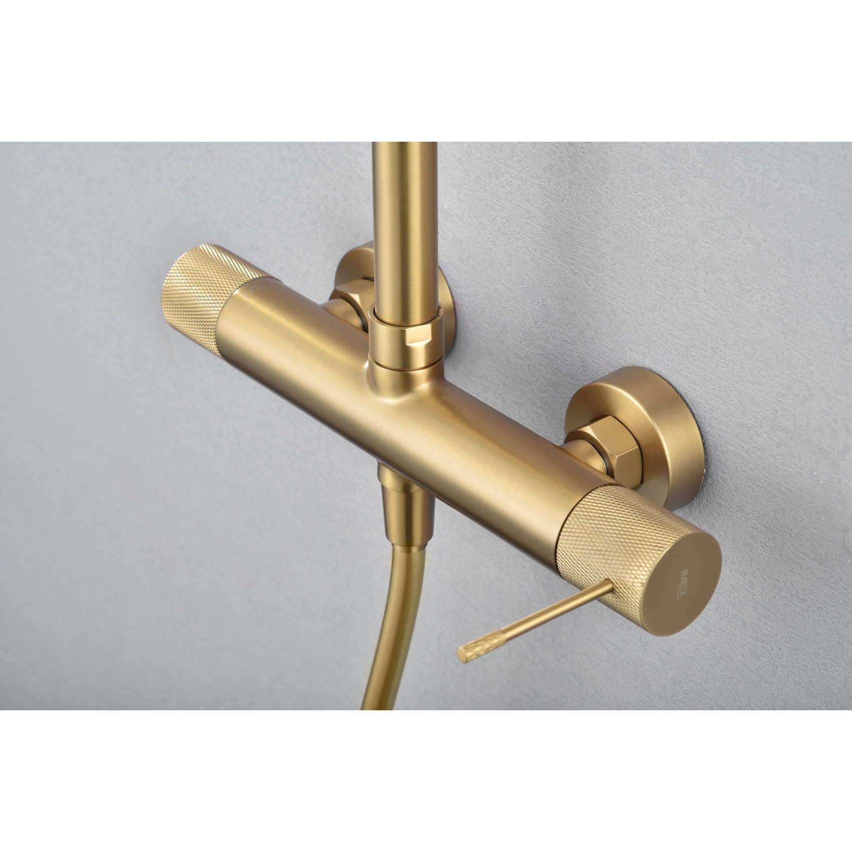 Colonna doccia miscelatore Line oro spaz