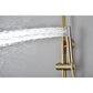 Colonna doccia miscelatore Line oro spaz