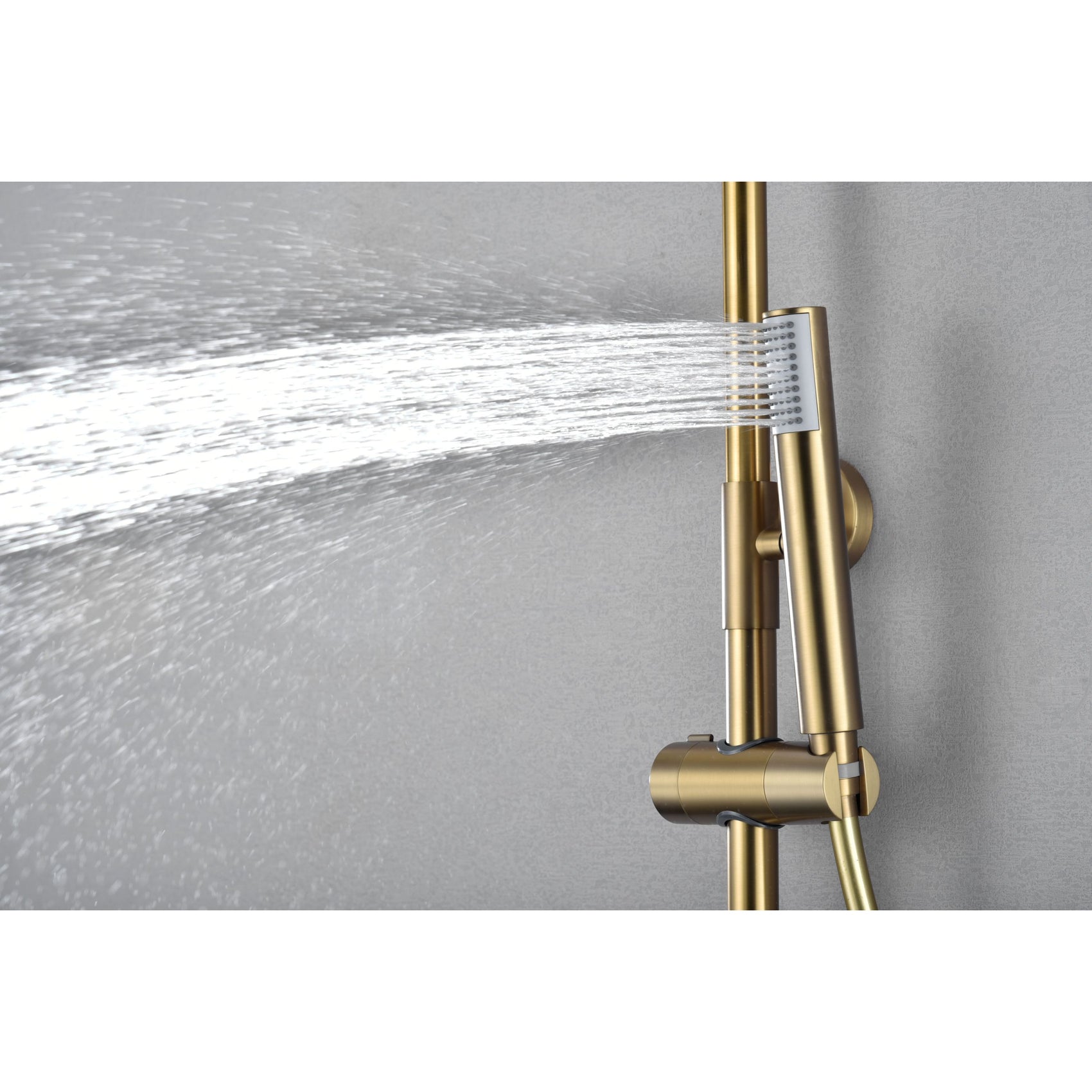 Colonna doccia miscelatore Line oro spaz