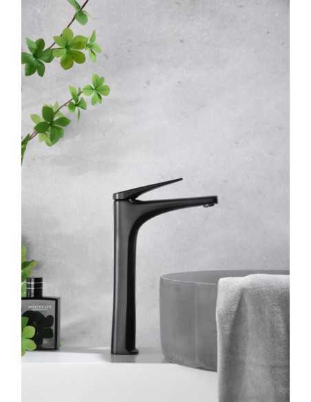 Miscelatore monocomando alto per lavabo