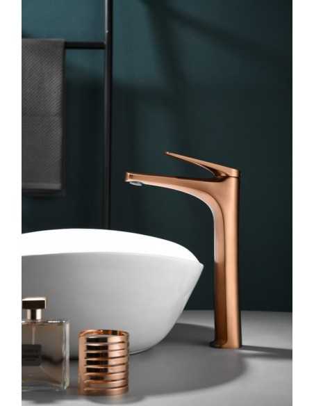 Miscelatore monocomando per lavabo alto
