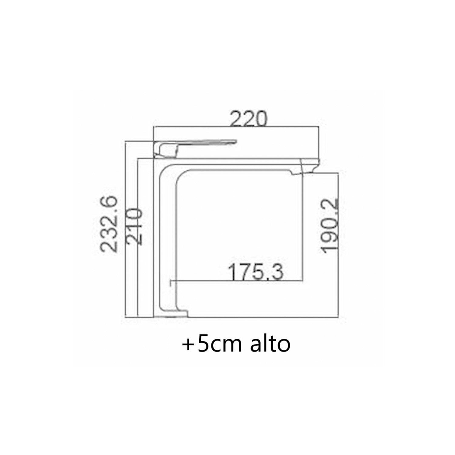 Miscelatore lavabo alto XL Fiyi
