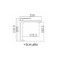 Miscelatore lavabo alto XL Fiyi bianco o