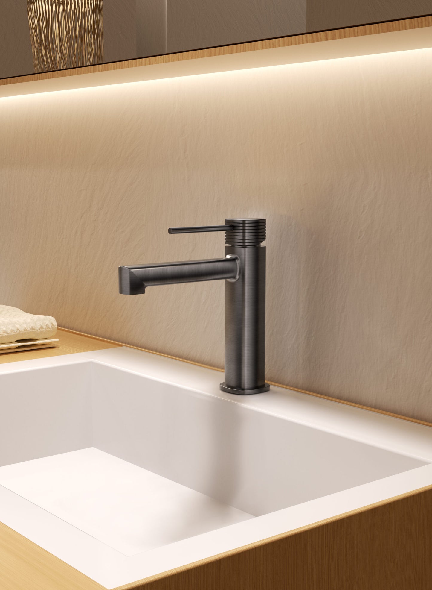 MISCELATORE MONOCOMANDO PER LAVABO FIREN