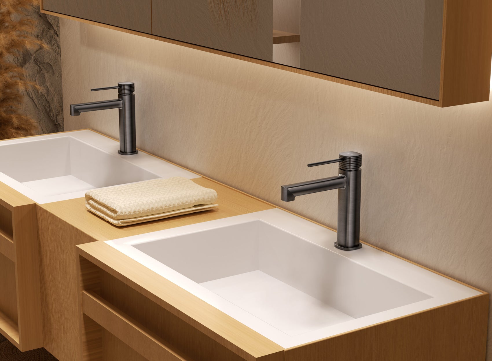 Imex Firenze monocomando lavabo nichel spazzolato elegante e resistente