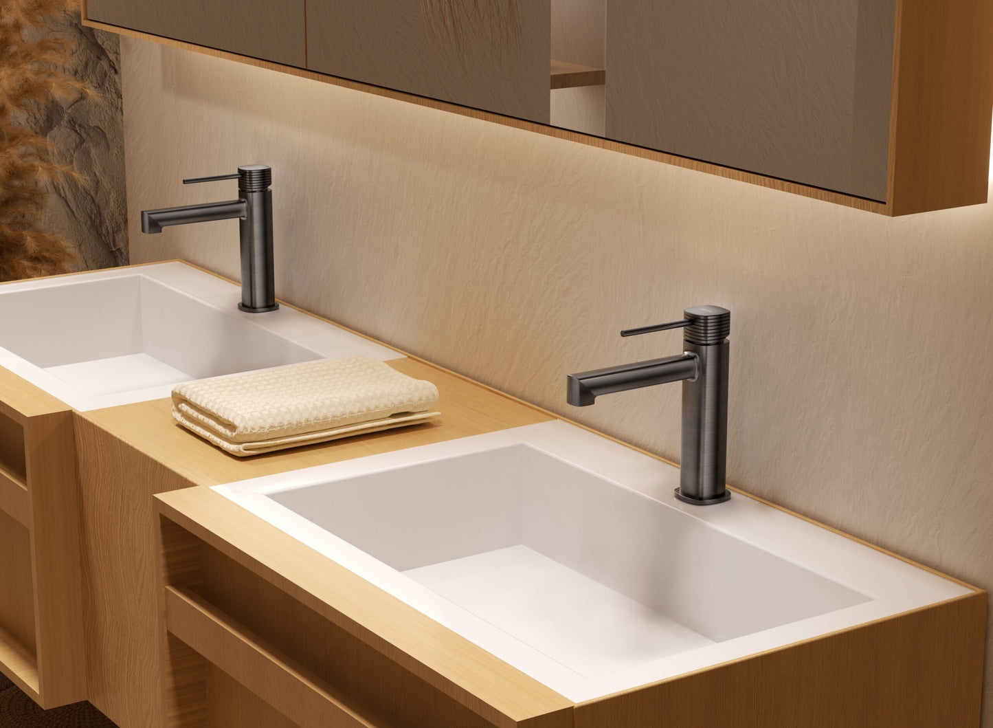 MISCELATORE MONOCOMANDO PER LAVABO FIREN