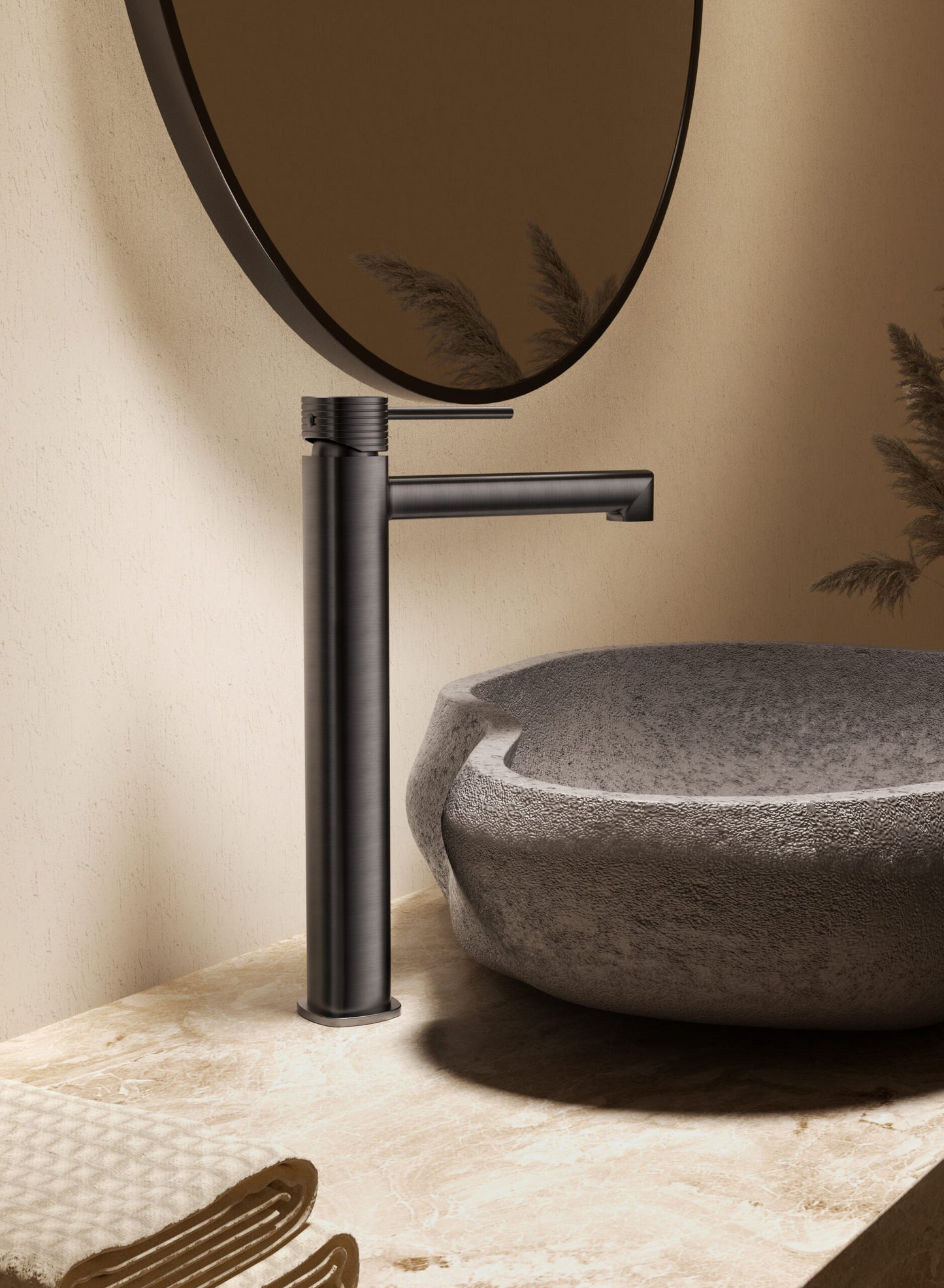 MISCELATORE MONOCOMANDO PER LAVABO ALTO