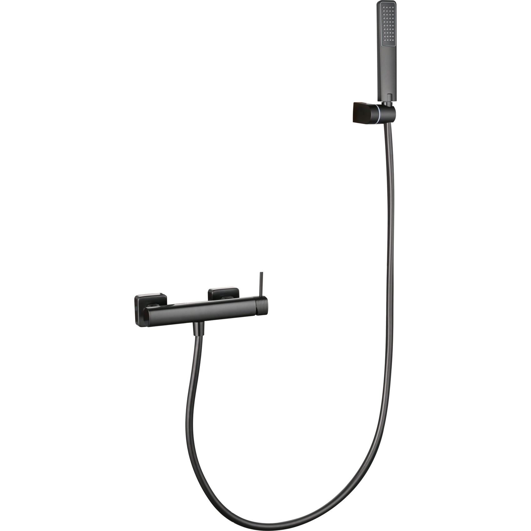 SET DOCCIA MONOCOMANDO FIRENZE NERO CANN