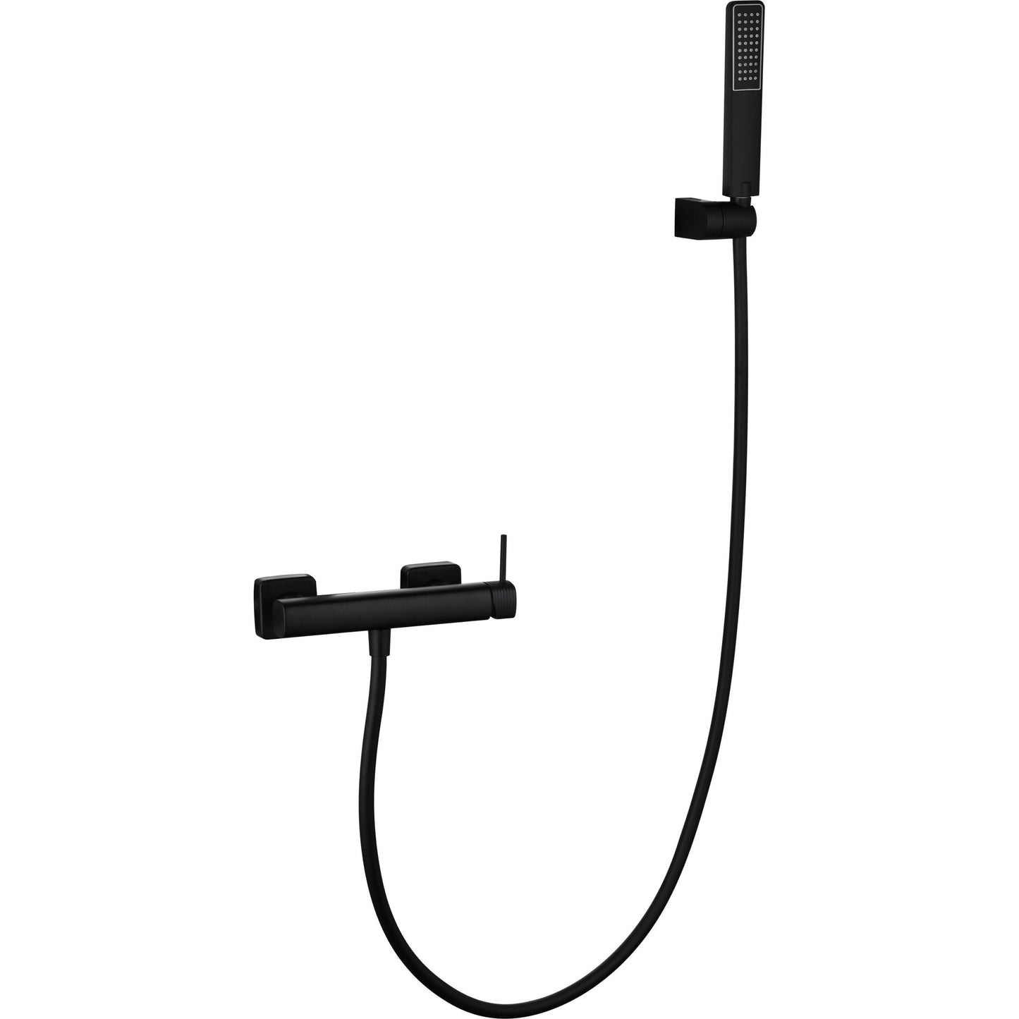 SET DOCCIA MONOCOMANDO FIRENZE NERO OPAC