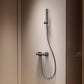 SET DOCCIA MONOCOMANDO FIRENZE NERO OPAC