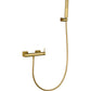 Set doccia monocomando Firenze oro spazzolato elegante e resistente