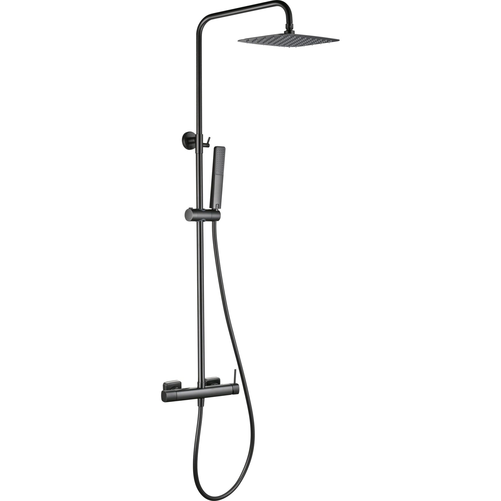 SET DOCCIA MONOCOMANDO FIRENZE NERO CANN