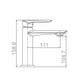 Miscelatore lavabo Ural