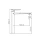 Miscelatore lavabo alto Ural nikel spazz