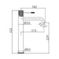 Miscelatore monocomando per lavabo alto