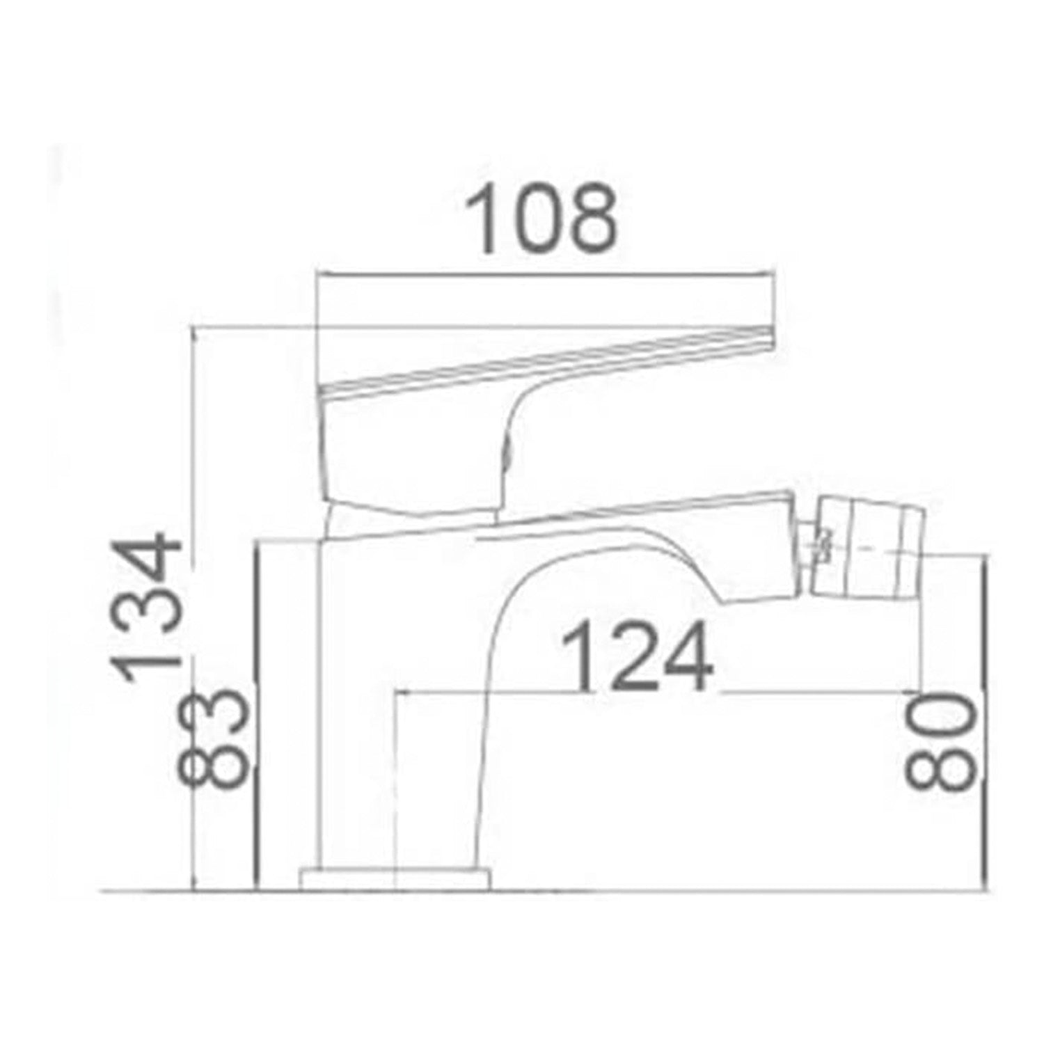 Miscelatore bidet Bali